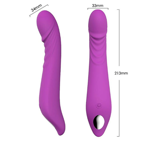 7318-Roxo_3 S-Hande Ares Vibrador Ponto G com 9 Modos de Vibração Sexy Import