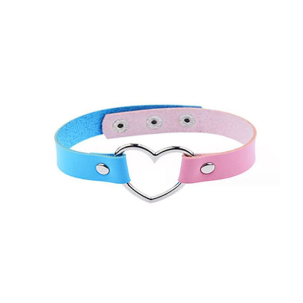 Kit Sado Rapousa com 4 peças Azul e Rosa - Kit Rabo de Raposa, Tiara de Orelhas, Grampos para os Seios e Gargantilha Sexy Import