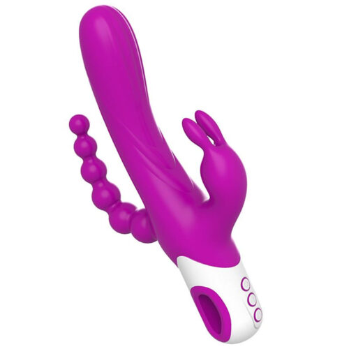 7391-Roxo_1 Eden Vibrador Ponto G e Clitóris com 12 Modos de Vibração e 3 Estimulação Clitoriano Sexy Import