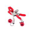 Kit Plug Anal Rabo de Coelho, Tiara de Orelhas, Grampos para Mamilos e Gargantilha Sexy Import