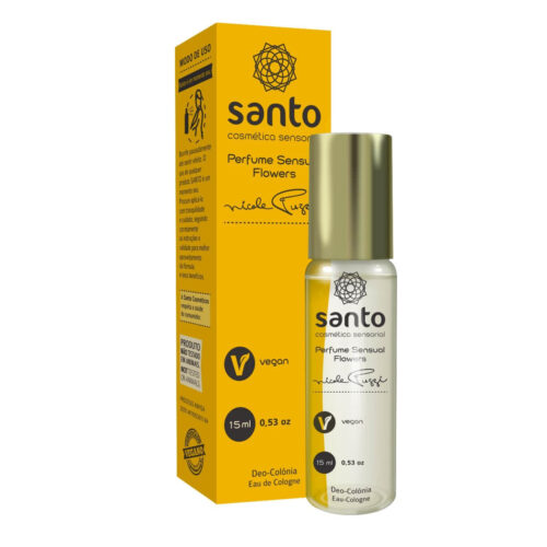 7601_1 Sensual Flowers Perfume Feminino Linha Nicole Puzzi 15ml Santo