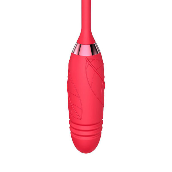 7633-Vermelho_4-1 Sophie Vibrador Formato de Rosa com 10 Modos de Vibração, Vai e Vem e Pulsação Sexy Import
