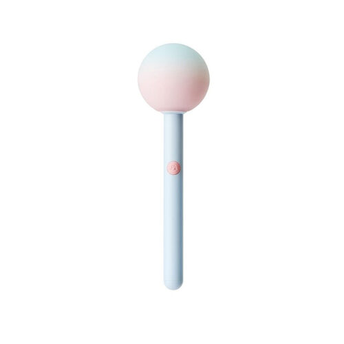 7729-Azul_1 Kisstoy Heidi Lala Pop Estimulador de Clitóris Pirulito com Venda e 3 Modos de Vibração Sexy Import