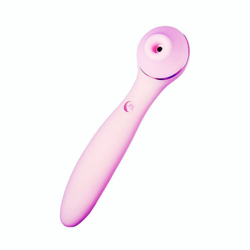 7777-Rosa-Claro_1 Polly Max Vibrador com 5 Modos de Pulsação, 10 Vibrações e 3 Rotações Sexy Import
