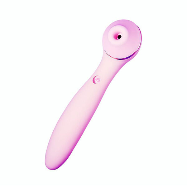 7777-Rosa-Claro_1 Polly Max Vibrador com 5 Modos de Pulsação, 10 Vibrações e 3 Rotações Sexy Import