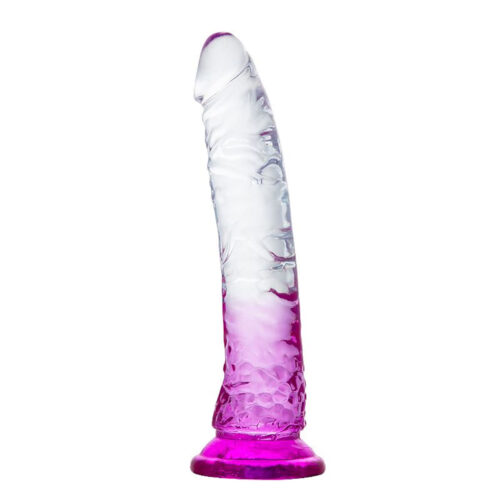 7808-Roxo_1 Maig Pênis Realístico Transparente com Ventosa 20x3,45cm Sexy Import