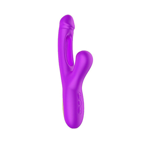 Vibrador de Ponto G e Clitóris Leny com Pulsação e Movimento Slap - Sexy