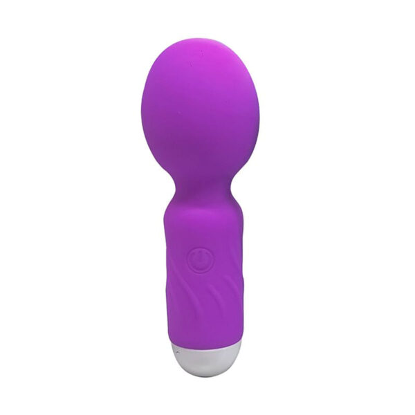 7876-Roxo_1 Mini Vibrador Varinha Mágica Hero com 10 Modos de Vibração Sexy Import