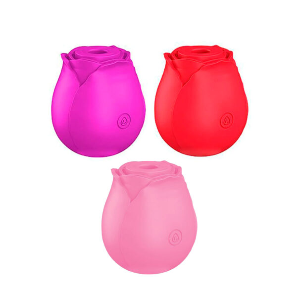 7879-Roxo_4-1 Rosa Estimuladora de Clitóris com 10 Modos de Pulsação Sexy Import
