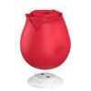 7879-Vermelho_3 Rosa Estimuladora de Clitóris com 10 Modos de Pulsação Sexy Import
