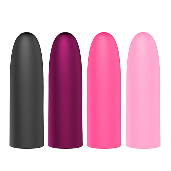 7890-Roxo_3 Vibrador Bullet Formato de Bala Recarregável 10 Modos de Vibração Sexy Import