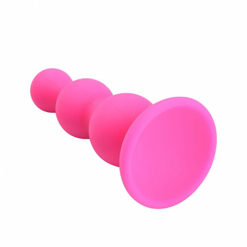 Plug Escalonado 7,5x2,7 em Silicone com Ventosa Sexy Import