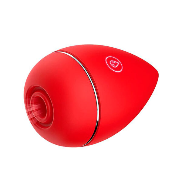 7935-Vermelho_1 Vibrador em Formato de Gota com Pulsação Sexy Import - Vibrador em Formato de Pera com 10 Modos de Pulsação Sexy Import