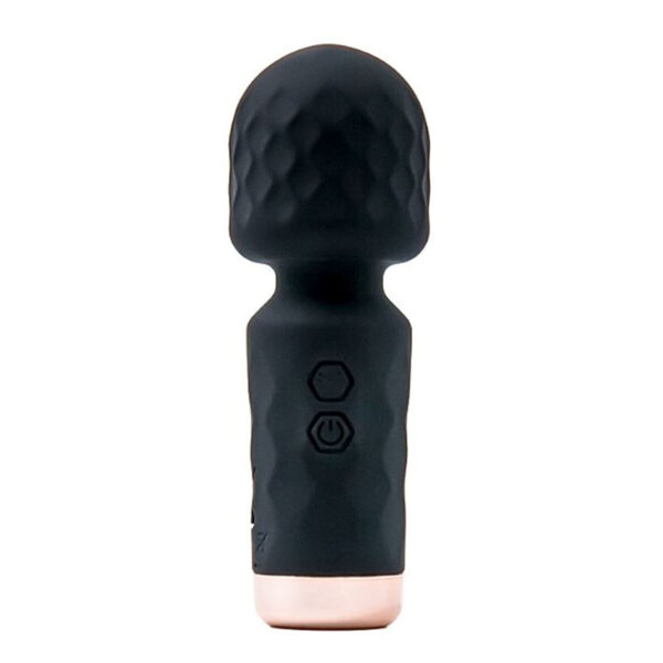 7949-Preto_1 Hero Mini Varinha Mágica com 10 Modos de Vibração Sexy Import