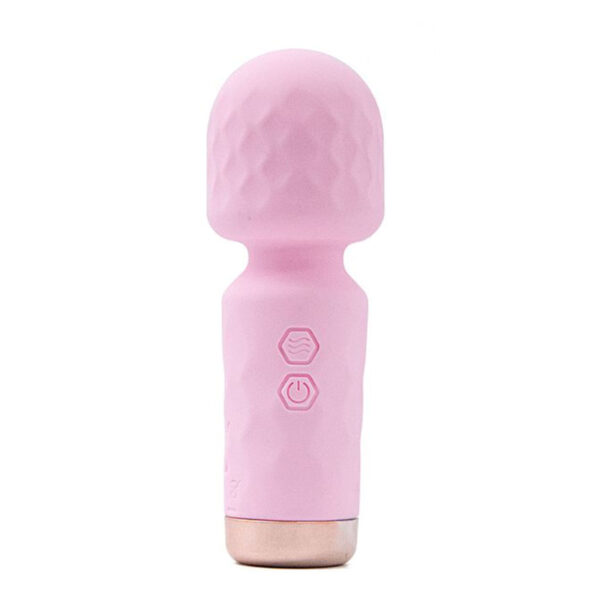 7949-Rosa_1 Hero Mini Varinha Mágica com 10 Modos de Vibração Sexy Import