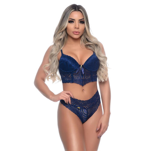 Conjunto Mia Rendado com Bojo Patitex