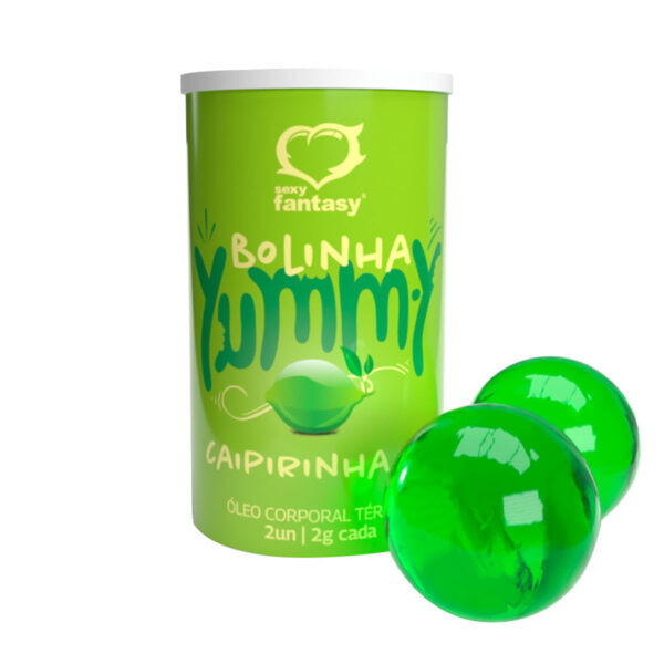 8180-Caipirinha_1 Yummy Bolinha Beijável Térmica com 2 Unidades de 2g Sexy Fantasy