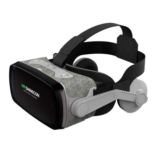8183-Preto_1 Óculos de Realidade Virtual Cinza - VR Shinecon Óculos de Realidade Virtual Sexy Import