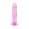 Dildo Realístico Transparente Flexível 14,8x3cm Sexy Import