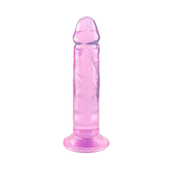Dildo Realístico Transparente Flexível 14,8x3cm Sexy Import