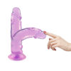 Dildo Realístico Transparente Flexível 14,8x3cm Sexy Import