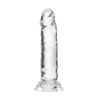 Dildo Realístico Transparente Flexível 14,8x3cm Sexy Import