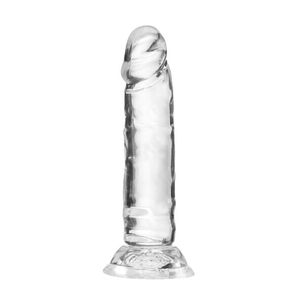 Dildo Realístico Transparente Flexível 14,8x3cm Sexy Import