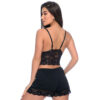824-P-Preto_4 Short Doll Gaby com Detalhe em Renda Patitex