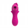 8366-Pink_1 Vibrador Alice com 10 Modos de Estimulação de Língua e Pulsação SI Sexy import