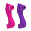 8366-Roxo_4 Vibrador Alice com 10 Modos de Estimulação de Língua e Pulsação SI Sexy import