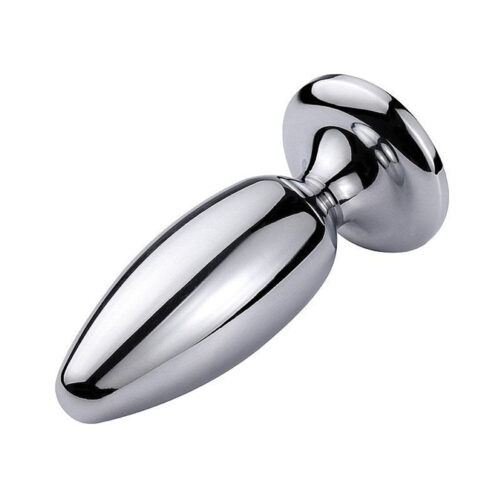 8418-Vermelho_1 Plug Anal de Aço Inoxidável 13,3 x4,0 cm Sexy Import