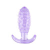 8452-Roxo_1 Plug Anal Cônico com Textura de Bolinhas 10,5X3,5CM Sexy Import