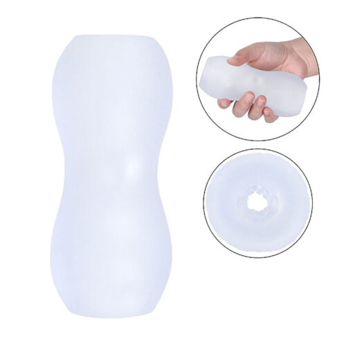 8465-Transparente_1 Roy Masturbador Masculino em Silicone 13,5x5,5cm Sexy Import