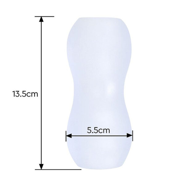 8465-Transparente_3 Roy Masturbador Masculino em Silicone 13,5x5,5cm Sexy Import