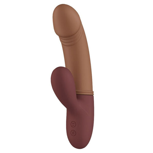 8519-Marrom_1 Pretty Love Vibrador Kane com 7 Modos de Pulsação e Vibração Sexy Import