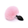 Plug Anal em Silicone com Pompom Colorido Tamanho G Sexy Import