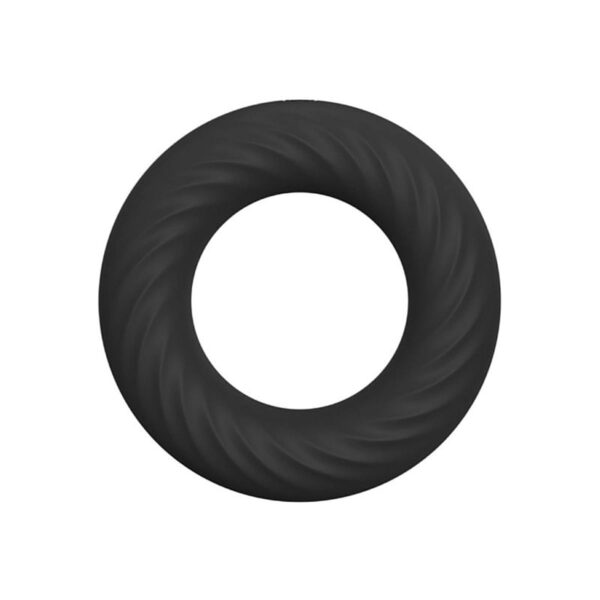 8647-Preto_1 Anel Peniano com 10 Modos de Vibração com Controle Remoto Sexy Import