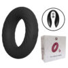 8647-Preto_4 Anel Peniano com 10 Modos de Vibração com Controle Remoto Sexy Import