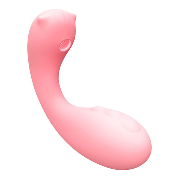 8660-Rosa_1-1 Vibrador de Clitóris e Ponto G com 10 modos de Vibração e Pulsação via APP Sexy Import