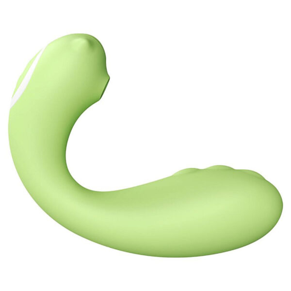 8660-Verde_2 Vibrador de Clitóris e Ponto G com 10 modos de Vibração e Pulsação via APP Sexy Import