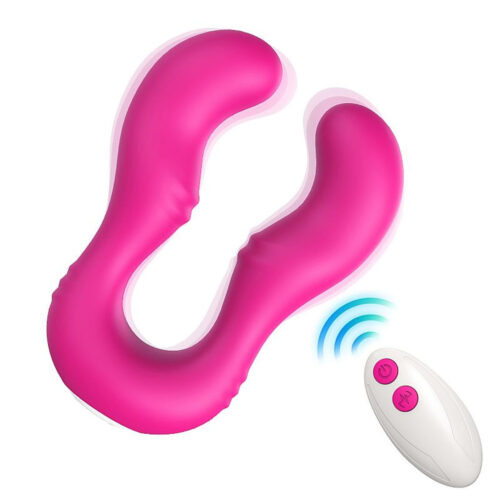 8687-Pink_1 Vibrador de Ponto G Flexível com Controle Remoto 9 Modos Vibração Sexy Import