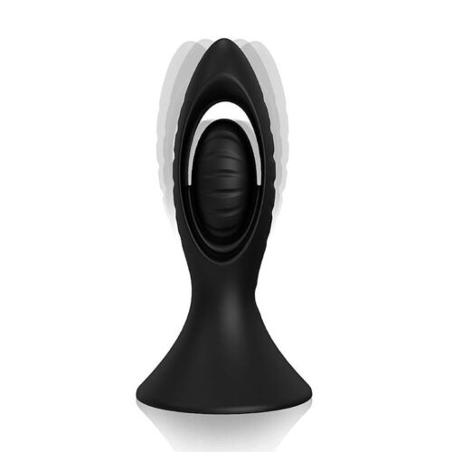 8697-Preto_1 Vibrador Silicone com 9 Modos de Vibração Sexy Import