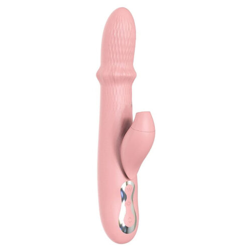 8716-Rosa-Claro_1 Vibrador Ponto G 10 Modos de Vibração e 5 de Vai e Vem e 6 de Pulsação Sexy Import