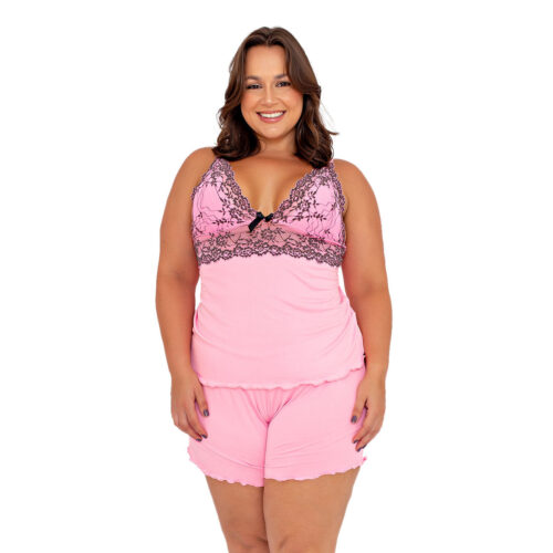873PT-48-Rosa-Pantera_1 Baby Doll Plus Size Patitex