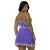 878PT-GG-Roxo-Azulejo_2.jpg Camisola Bicolor Larissa com Detalhes em Renda Patitex