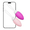 8809-Rosa-Claro_3 Bullet Vibratório com 10 Modos de Vibração Recarregável e Controle por Aplicativo Sexy Import