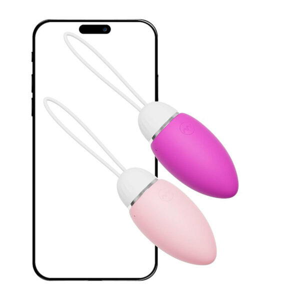 8809-Rosa-Claro_3 Bullet Vibratório com 10 Modos de Vibração Recarregável e Controle por Aplicativo Sexy Import