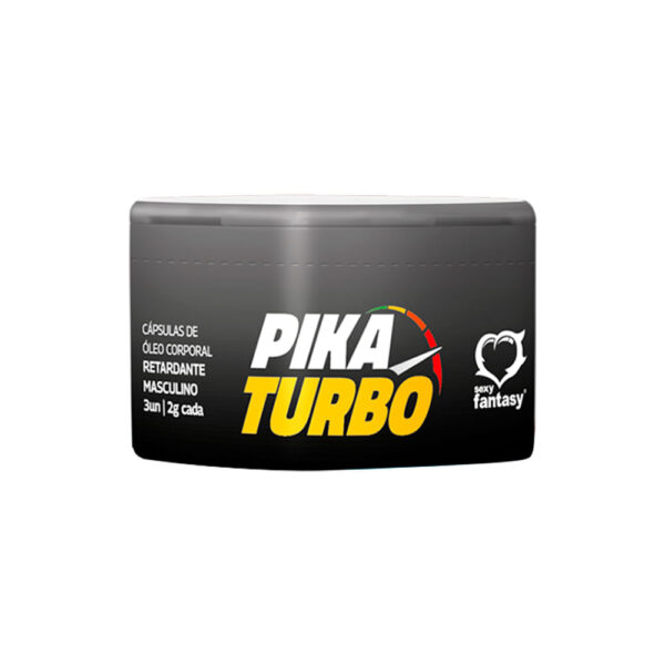 8820_1 Pika Turbo Cápsulas de Óleo Corporal Retardante Masculino 3 Unidades Sexy Fantasy
