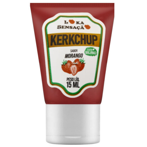 Kerkchup Bala Gel Sabor Morango 15ml Loka Sensação
