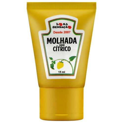 Molhada Bala Gel Sabor Cítrico 15ml Loka Sensação